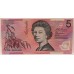 AUSTRALIA 1996 . FIVE 5 DOLLARS BANKNOTE . EVANS/MacFARLANE